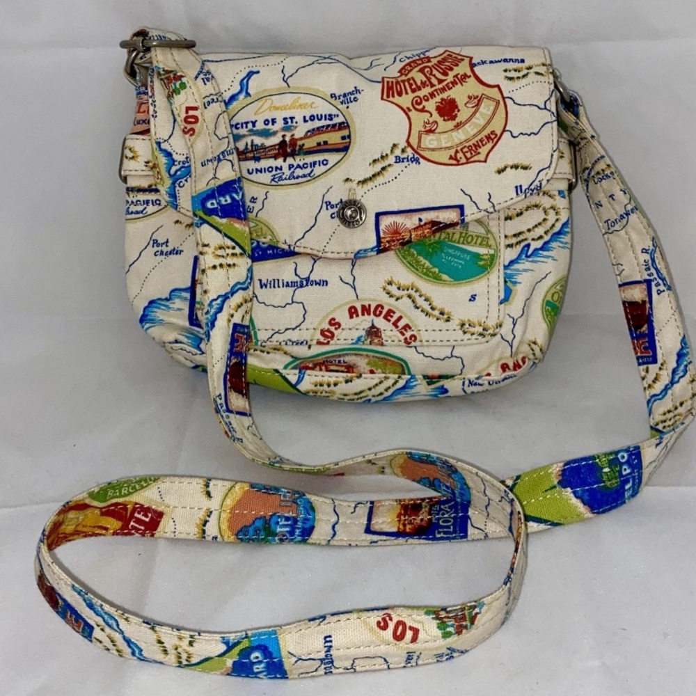 Vintage 1994 Fossil St Moritz Crossbody Handbag